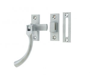 Bulb End Casement Fastener, Satin Chrome