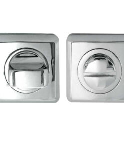 Square Bathroom Turn & Release (50mm x 10mm), Polished Chrome