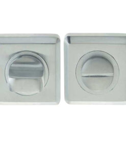 Square Bathroom Turn & Release (50mm x 10mm), Satin Chrome