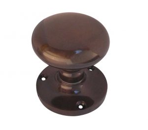 Contract Mushroom Mortice Door Knob, Dark Bronze