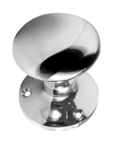 Contract Mushroom Mortice Door Knob, Polished Chrome (sold in pairs)