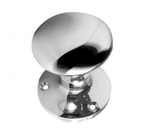 Contract Mushroom Mortice Door Knob, Polished Chrome (sold in pairs)