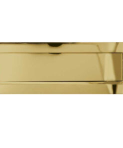 Sprung Letterplate (Various Sizes), Polished Brass