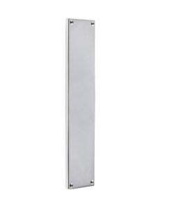 Raised Plain Fingerplate (305mm x 75mm), Polished Chrome