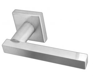 Paja Kubus Straight Door Handles On Square Rose