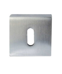 Standard Profile Square Escutcheon, Satin Chrome