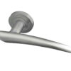 Paja Horn Door Handles On Round Rose