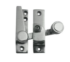 Lockable Quadrant Sash Window Fastener, Satin Chrome
