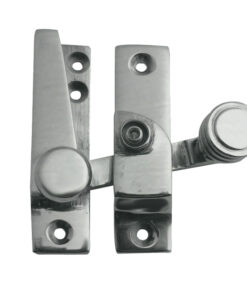 Lockable Quadrant Sash Window Fastener, Satin Chrome
