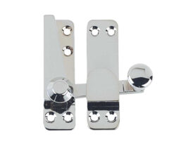 Heavy Quadrant Sash Window Fastener, Polished Chrome