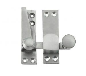 Heavy Quadrant Sash Window Fastener, Satin Chrome