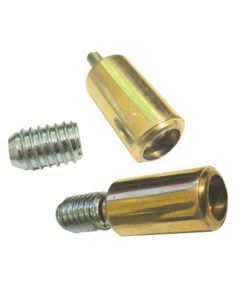 Locking Sash Window Stops, Polished Brass