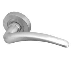 Gull Door Handles On Round Rose