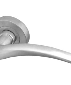 Gull Door Handles On Round Rose