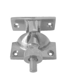 Heavy Brighton Sash Window Fastener, Satin Chrome