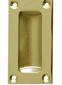 Flush Pull Handles (75mm, 89mm Or 102mm), Polished Brass