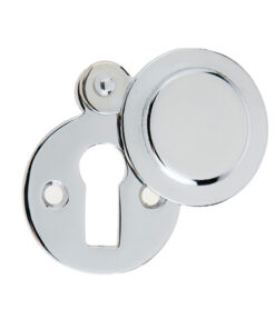 Standard Profile Round Covered Escutcheon, Polished Chrome