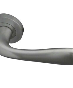 Reguitti Classic Door Handles On Round Rose