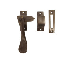 Hook And Mortice Casement Fastener, Dark Bronze