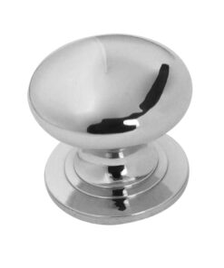 Cupboard Door Knobs (Various Sizes), Polished Chrome