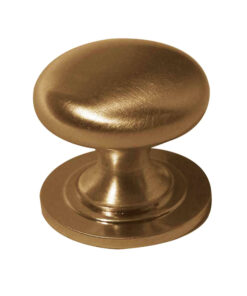 Cupboard Door Knobs (25mm, 32mm OR 38mm Diameter), Satin Brass