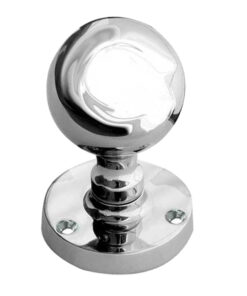 Ball Shape Mortice Door Knob, Polished Chrome (sold in pairs)