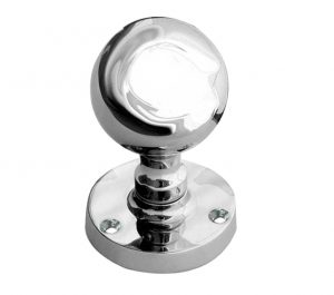 Ball Shape Mortice Door Knob, Polished Chrome (sold in pairs)
