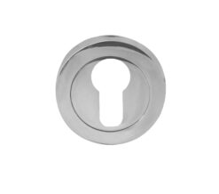 Euro Profile Escutcheon, Polished Chrome