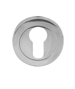 Euro Profile Escutcheon, Polished Chrome