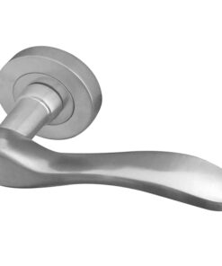 Turin Door Handles On Round Rose
