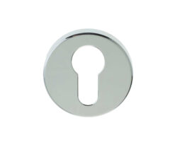 Euro Profile Escutcheon, Polished Chrome