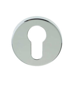 Euro Profile Escutcheon, Polished Chrome