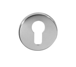 Euro Profile Escutcheon, Satin Chrome