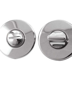 Round Bathroom Turn & Release (50mm x 7mm), Polished Chrome