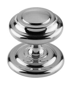 Sloane Centre Door Knob (102mm Diameter), Polished Chrome