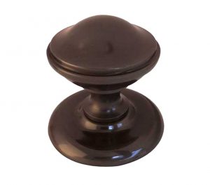 Centre Door Knob (66mm Diameter), Dark Bronze