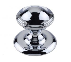 Centre Door Knob (66mm Diameter), Polished Chrome