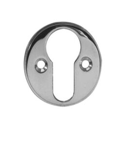Euro Profile Escutcheon (40mm Diameter), Polished Chrome