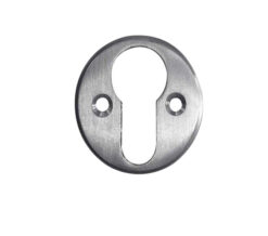 Euro Profile Escutcheon (40mm Diameter), Satin Chrome