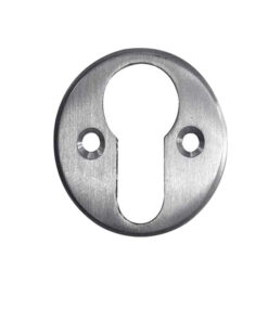 Euro Profile Escutcheon (40mm Diameter), Satin Chrome