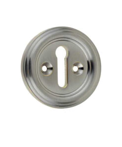 Parisian Standard Profile Escutcheon, Satin Nickel