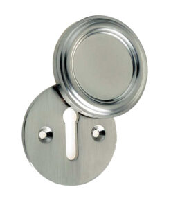 Parisian Covered Standard Profile Escutcheon, Satin Nickel