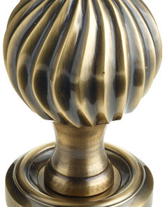 Parisian Clarisse Mortice Door Knob, Antique Bronze (sold in pairs)