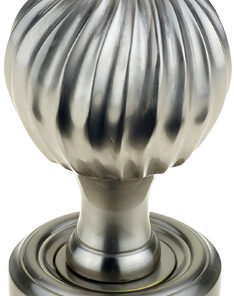 Parisian Clarisse Mortice Door Knob, Satin Nickel (sold in pairs)
