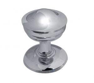 Crown Mortice Door Knob, Polished Nickel (sold in pairs)