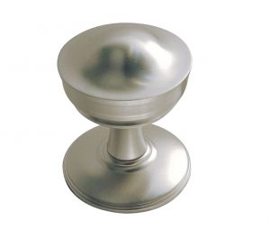 Crown Mortice Door Knob, Satin Nickel (sold in pairs)