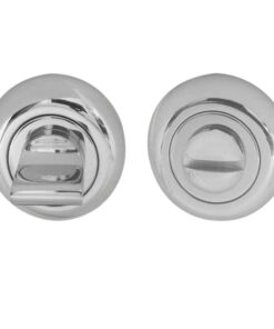 Bevelled Bathroom Turn & Release (48mm x 10mm), Polished Chrome