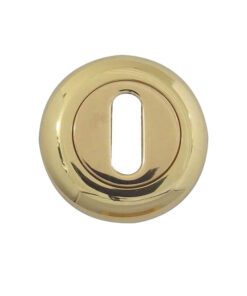 Standard Profile Bevelled Escutcheon, Polished Brass