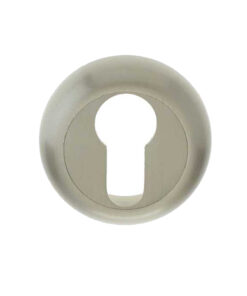 Euro Profile Bevelled Escutcheon, Satin Nickel