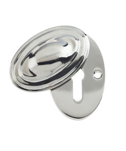 Standard Profile Covered Escutcheon (56mm x 32mm), Polished Nickel